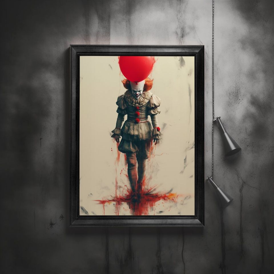 IT Poster, Pennywise Poster, Wall Decor