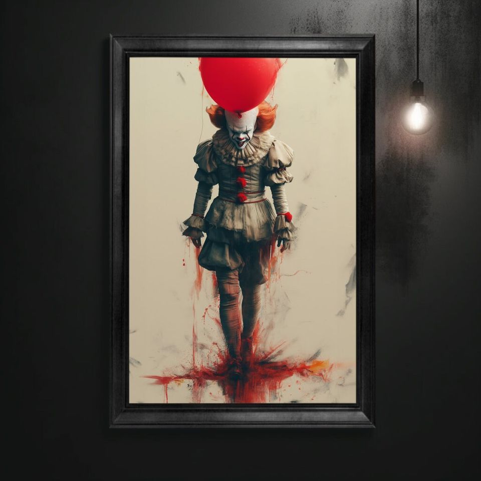 IT Poster, Pennywise Poster, Wall Decor