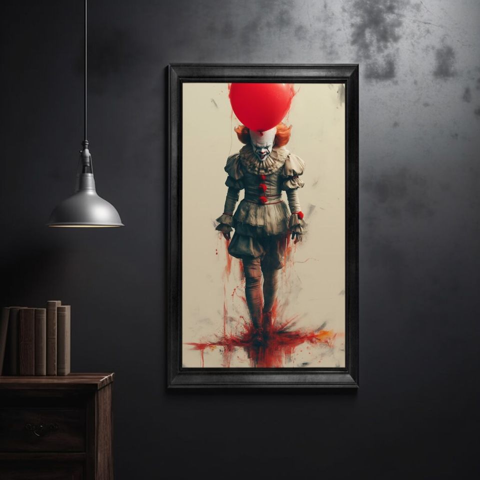 IT Poster, Pennywise Poster, Wall Decor