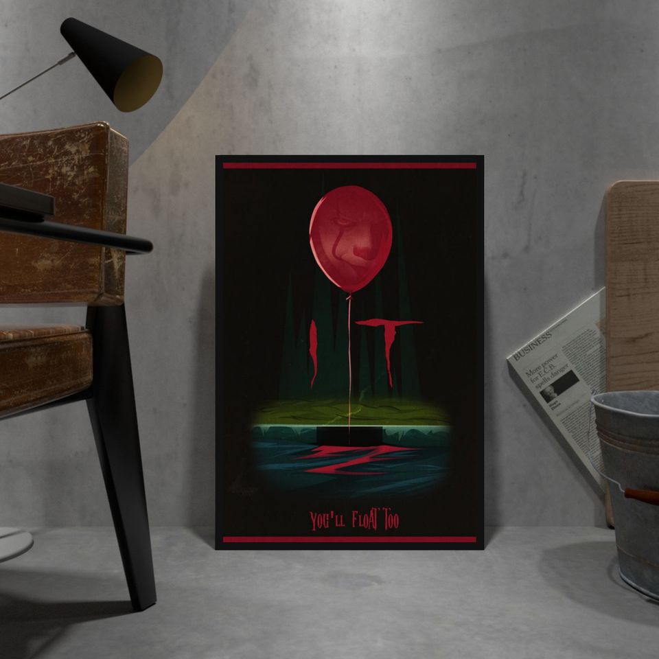 IT Poster, Pennywise Poster, Wall Decor