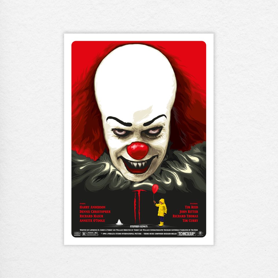 IT Poster, Pennywise Poster, Wall Decor