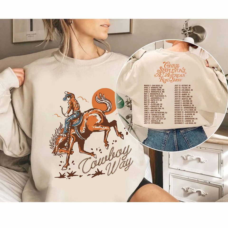 Chris Stapleton All American Road Show 2024 Tour Shirt