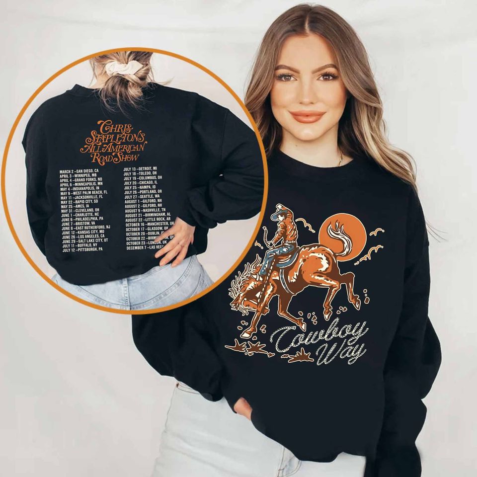 Chris Stapleton All American Road Show 2024 Tour Shirt