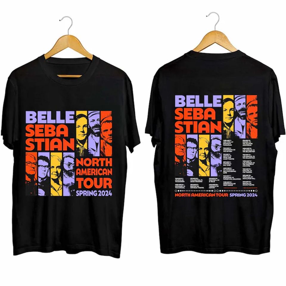 Belle and Sebastian 2024 Tour Double Sided Shirt