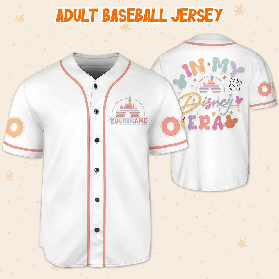 Personalized In My Disney Era Baseball Jersey