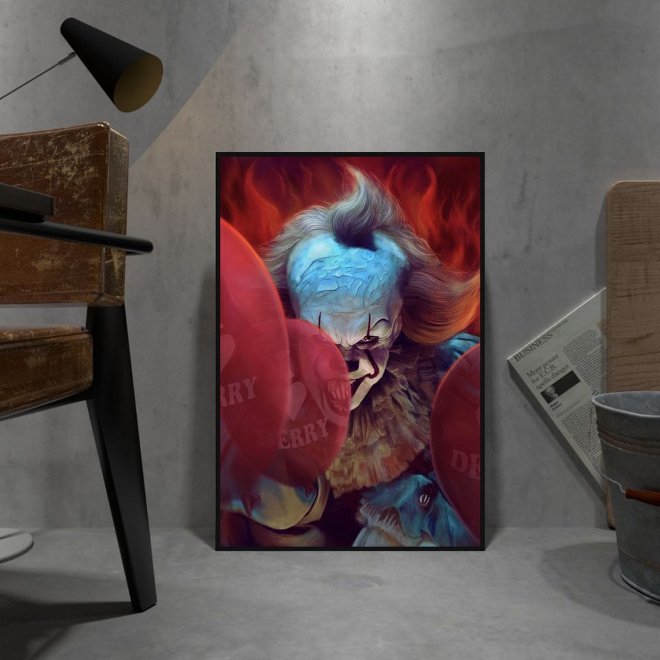 IT Poster, Pennywise Poster, Wall Decor