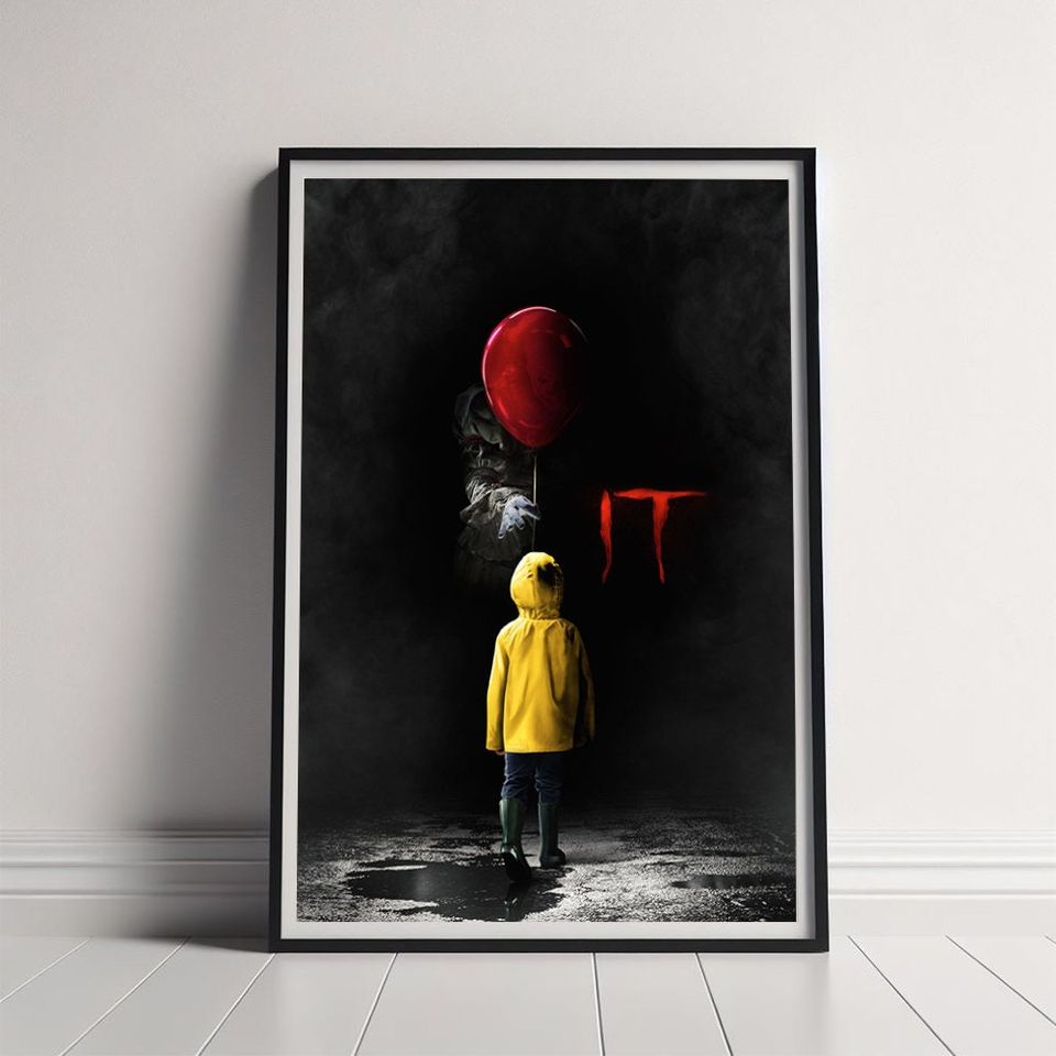 IT Poster, Pennywise Poster, Wall Decor