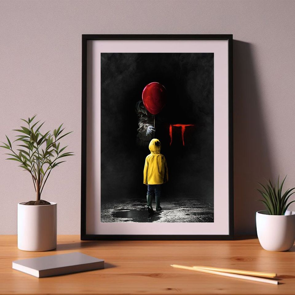 IT Poster, Pennywise Poster, Wall Decor