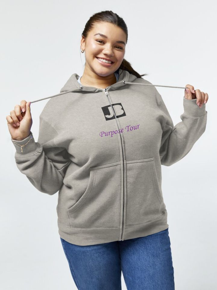 Justin Bieber Zipped Hoodie