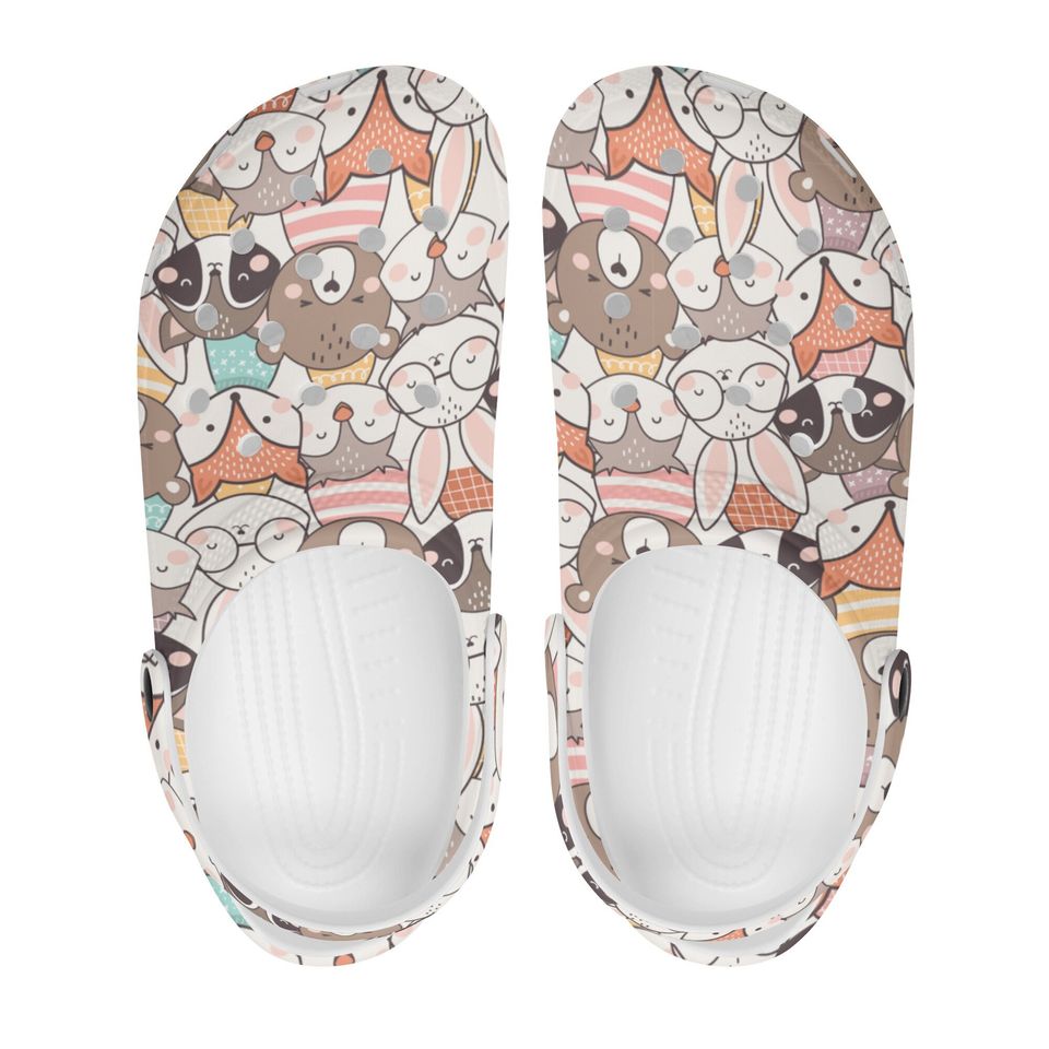 Animal Print Clogs