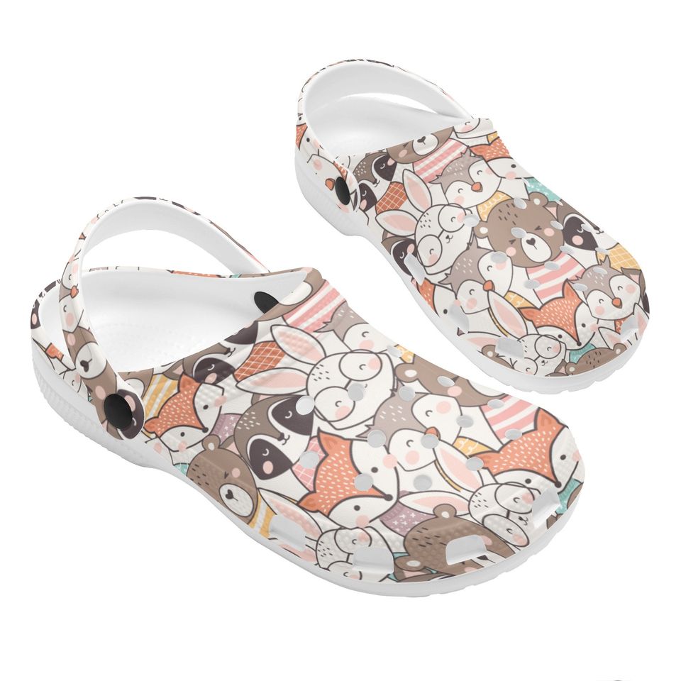 Animal Print Clogs
