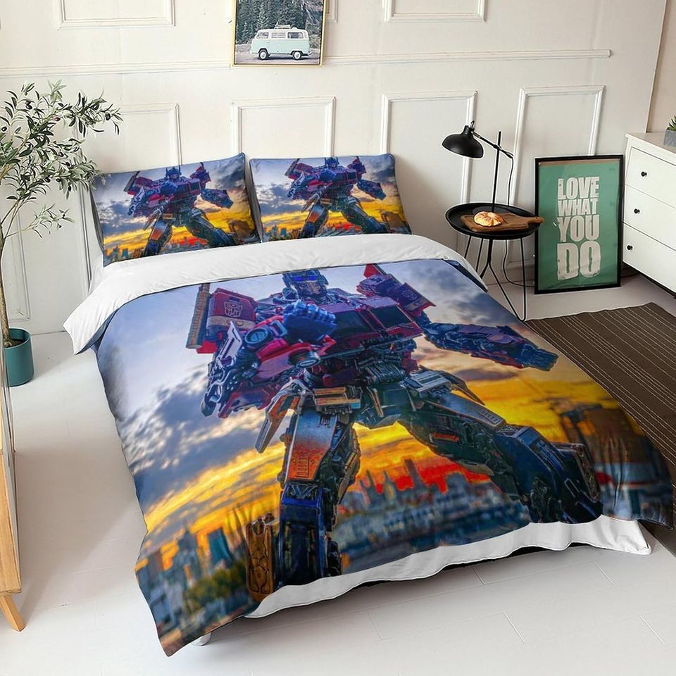 Transformers Set 3D Printed Kids Bedding