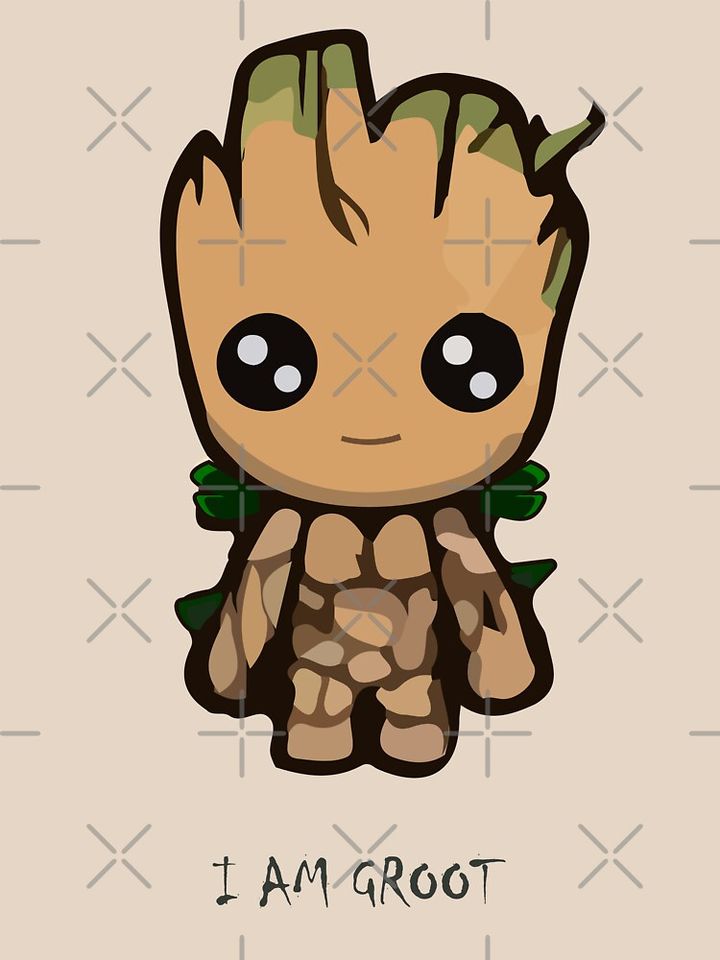 Groot Character Cartoon graphic T-Shirt