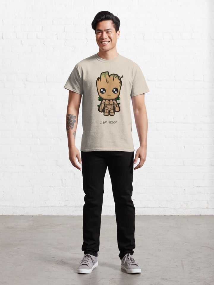 Groot Character Cartoon graphic T-Shirt