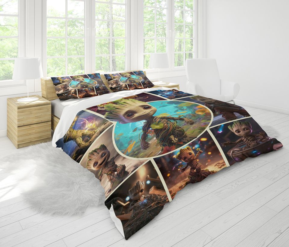 Groot Bedding Set, Bedroom Decoration