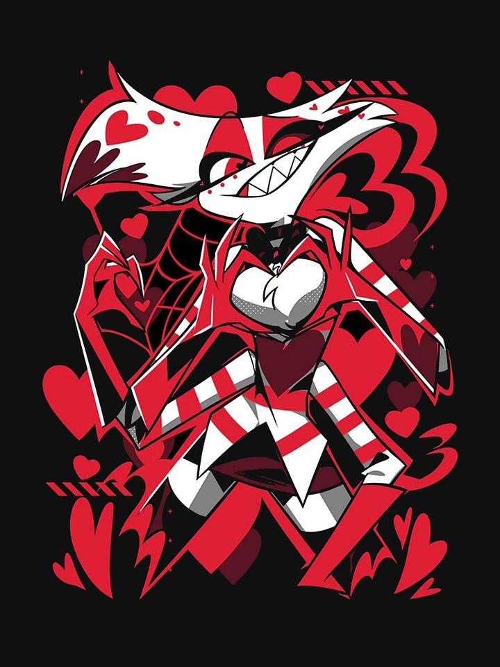 Hazbin Hotel Angel Dust Pullover Hoodie