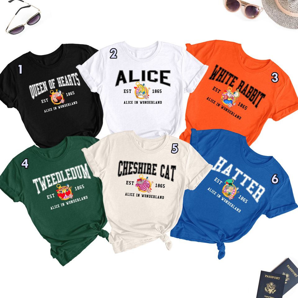 Wonderland Matching Shirt, Summer trip T-Shirt