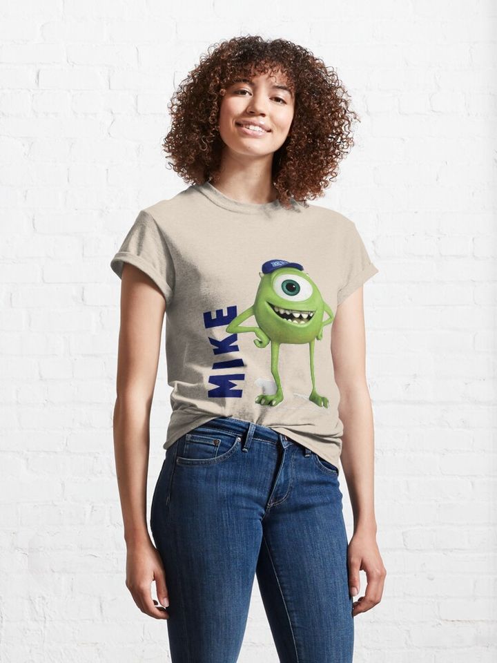 Mike Wazowski Classic T-Shirt, Monsters Inc Shirt, Funny Disney Gift