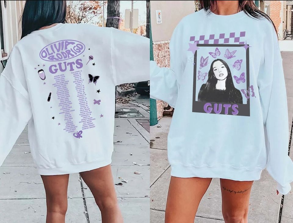 Olivia Rodrigo Guts Tour 2024 Sweatshirt