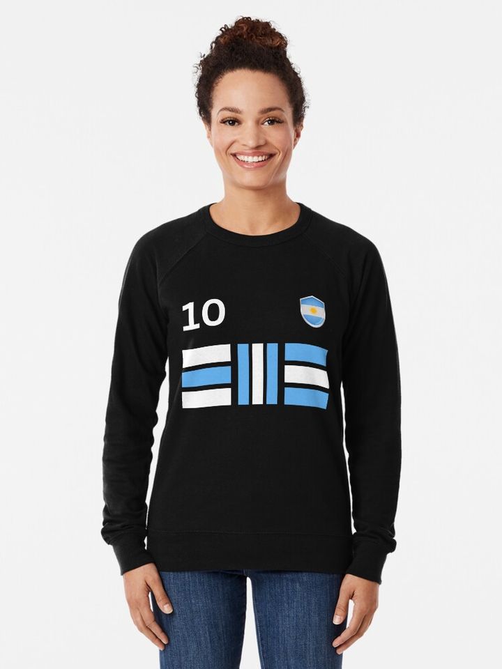 Argentina Messi Number 10 Ver3 Sweatshirt