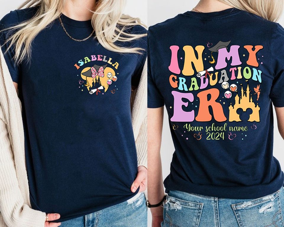 Two-sided In my Graduation Era Disney Double Sided Shirt
