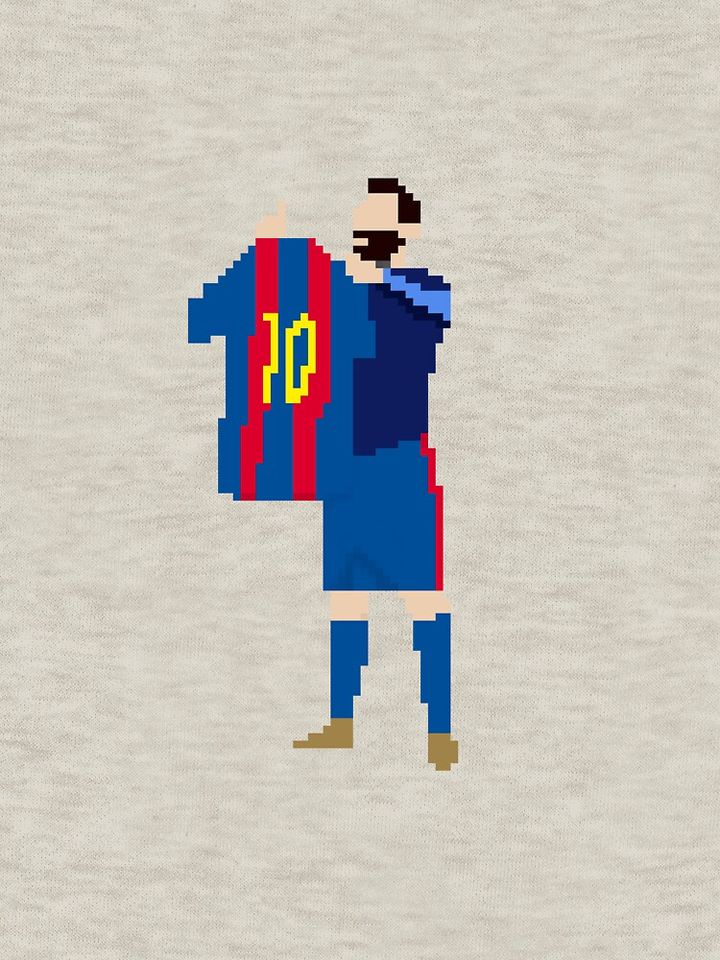 Messi Iconic Celebration Pixel Pullover Sweatshirt