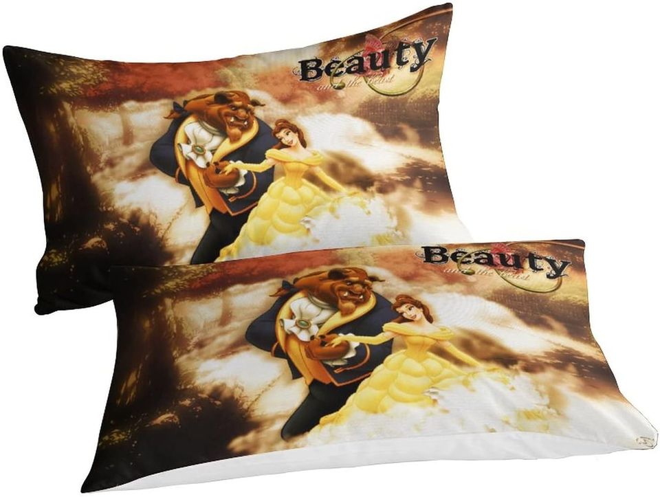 FINLIX Beauty and the Beast Bedding Set Anime