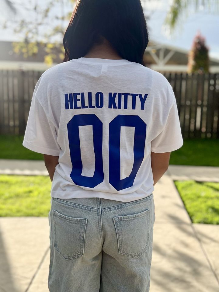 Hello Kitty LA Dodgers t-shirt