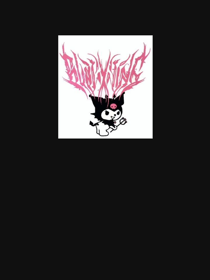 Kuromi pink rock Racerback Tank Top