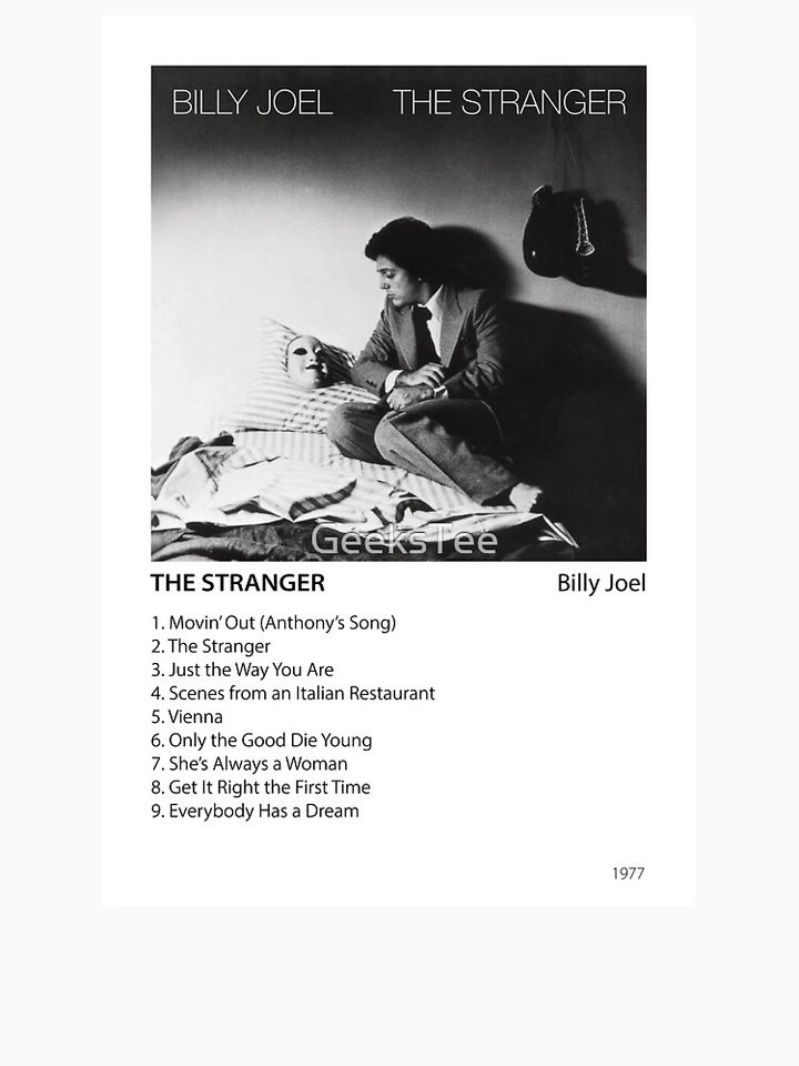 Billy Joel - The Stranger Poster Pullover Hoodie