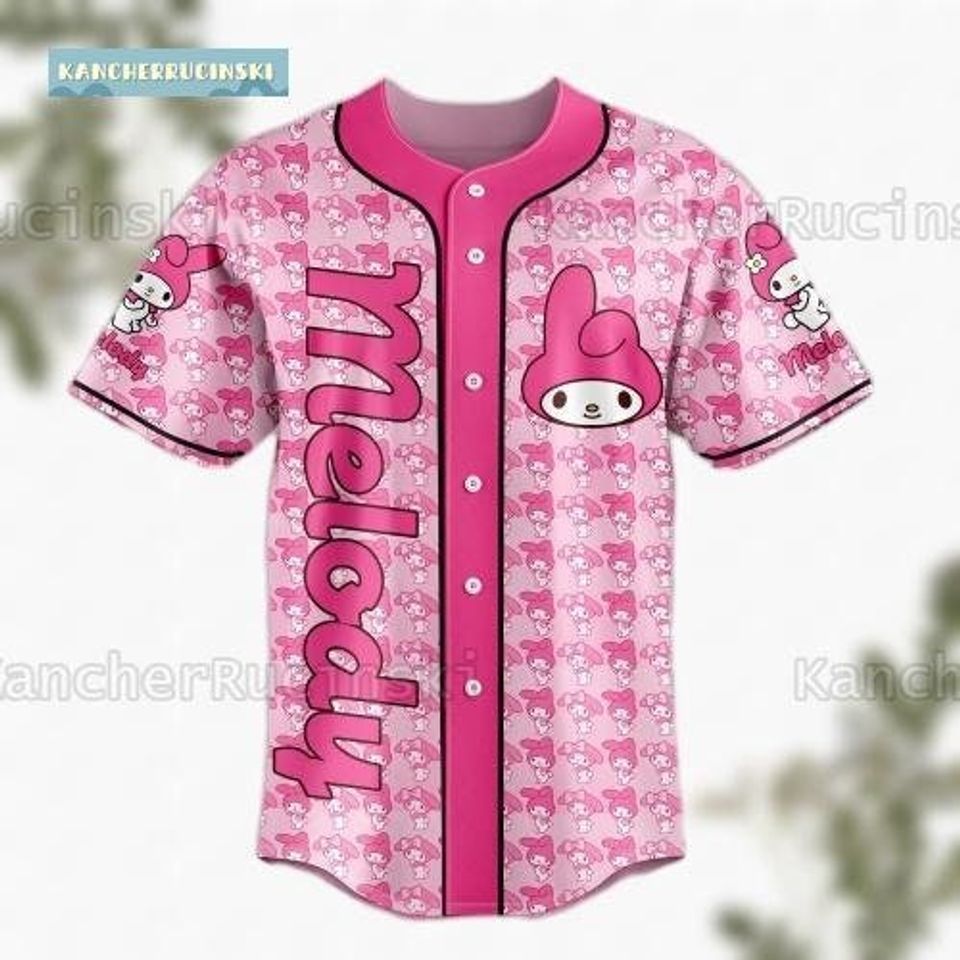 Hello Kitty Jersey, Hello Kitty Baseball Jersey, My Melody Jersey