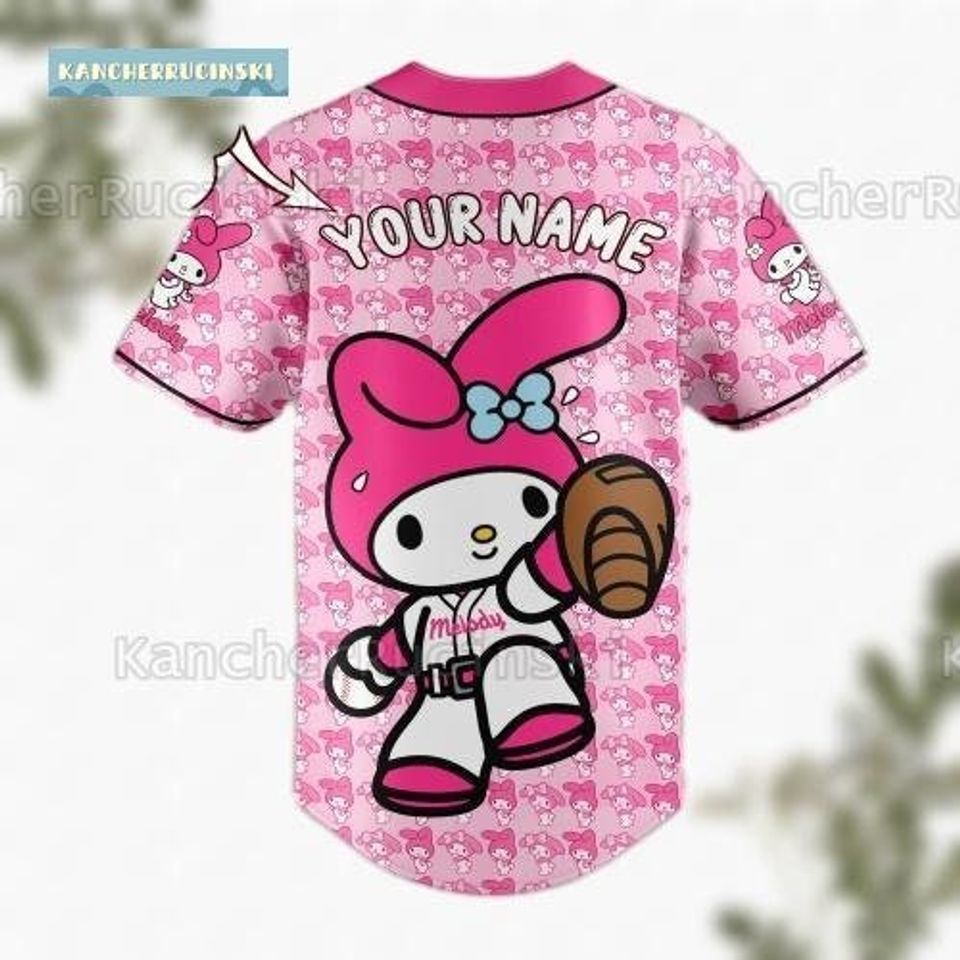 Hello Kitty Jersey, Hello Kitty Baseball Jersey, My Melody Jersey