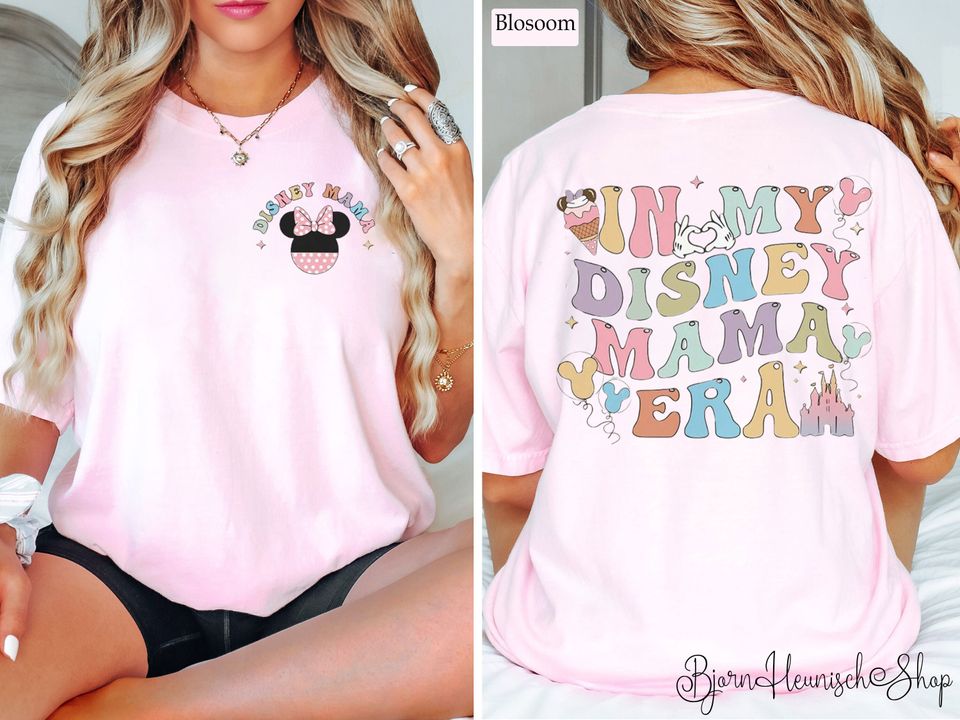 In My Disney Mom Era Two-Sided Shirt, Minnie Mom Shirt
