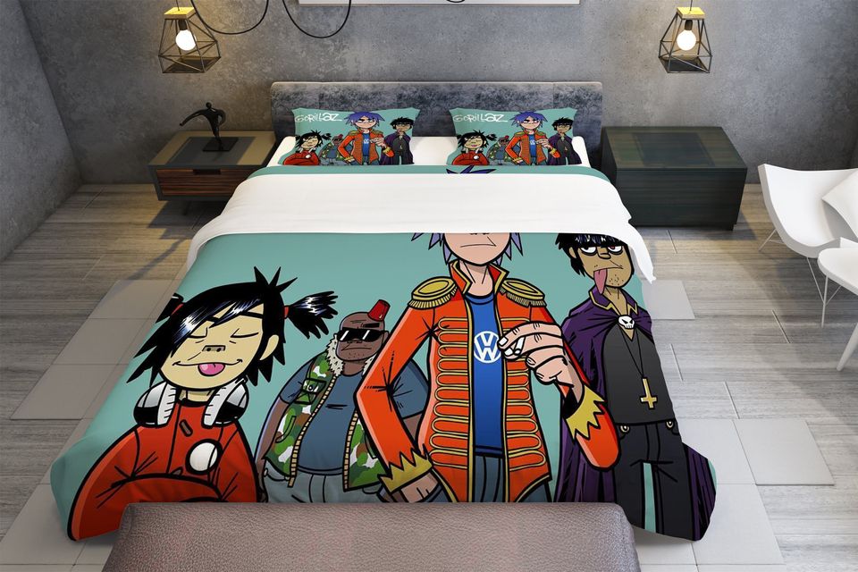 Gorillaz Bedding Set, Bedroom Decoration