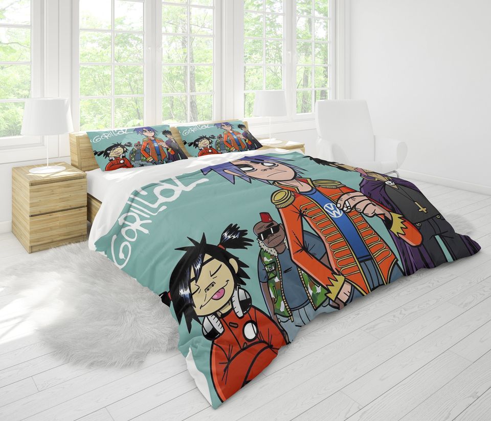 Gorillaz Bedding Set, Bedroom Decoration