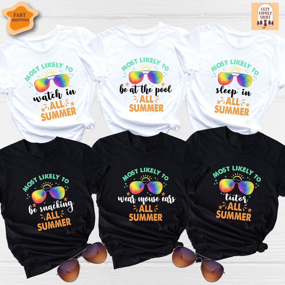 Summer Most Likely Shirt, Family Travel Matching Shirt