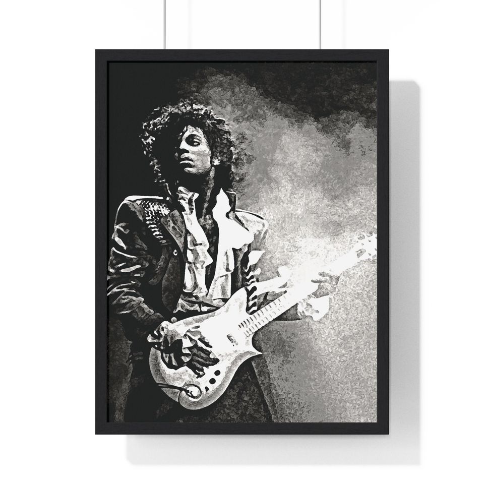 Prince Rogers Nelson Art - Rock Music Wall Design