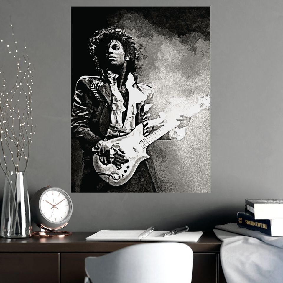 Prince Rogers Nelson Art - Rock Music Wall Design