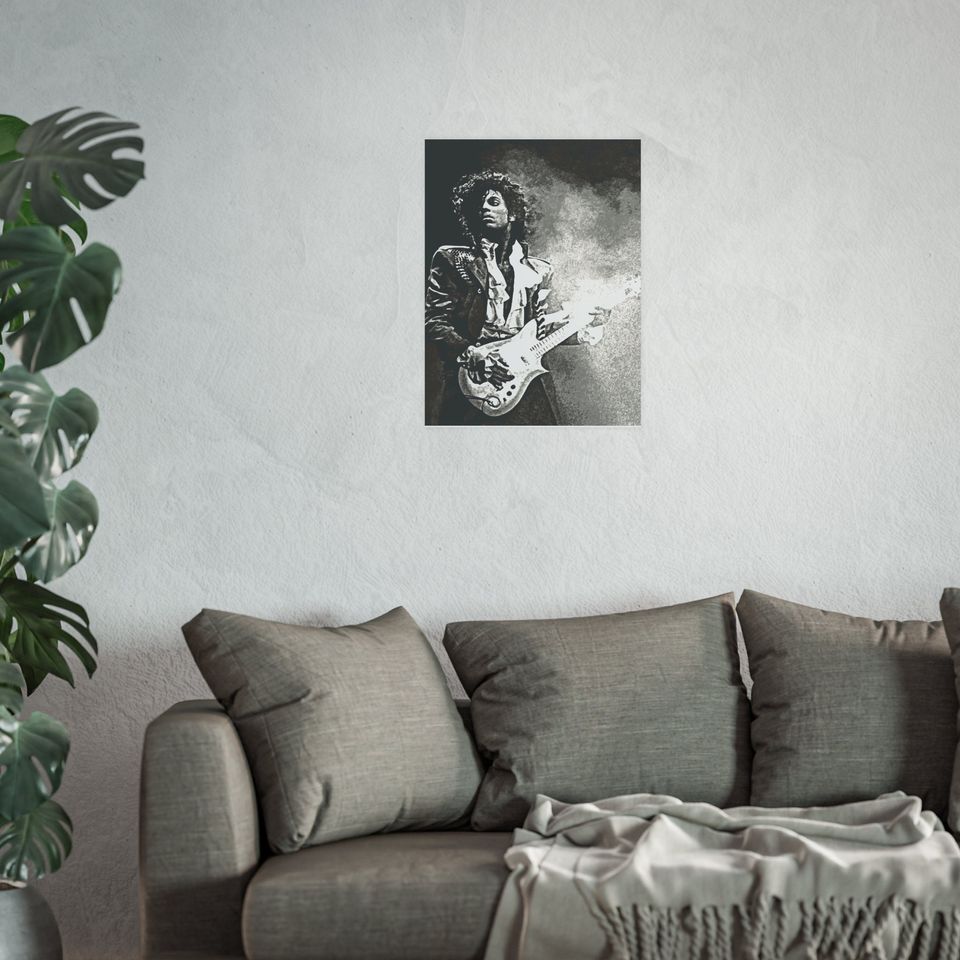 Prince Rogers Nelson Art - Rock Music Wall Design