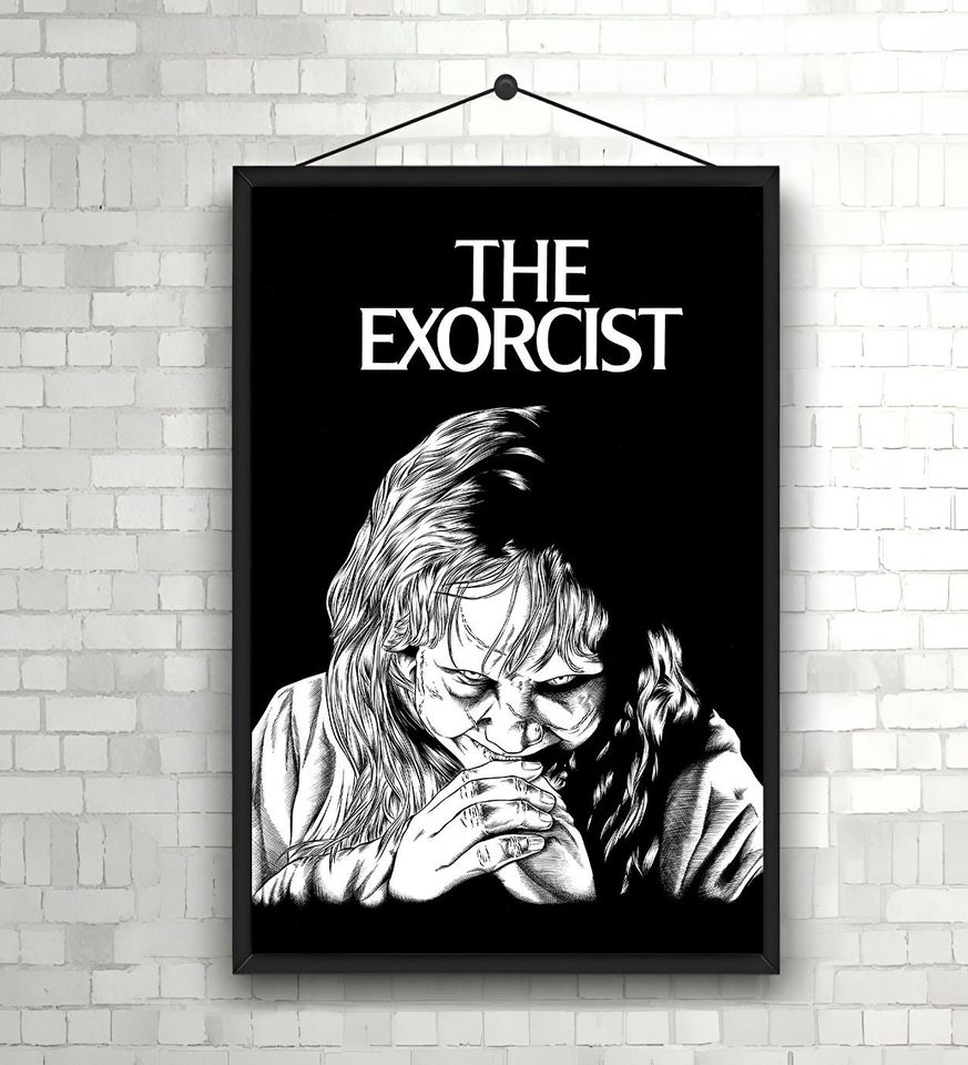 The Exorcist Minimal Artwork Classic Horror Alternative Poster