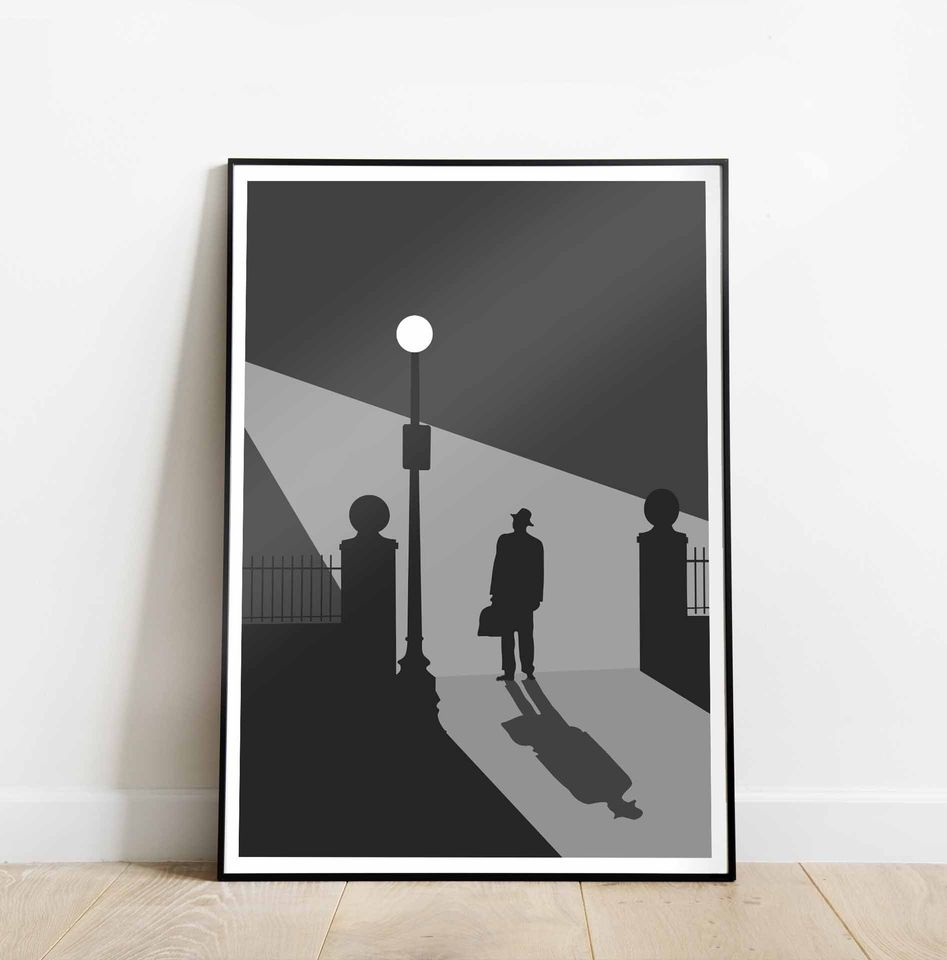 The Exorcist poster, minimalist film print - William Peter Blatty