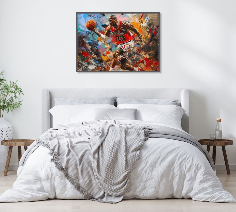 Michael Jordan Motivational Basketball Wall Art Poster