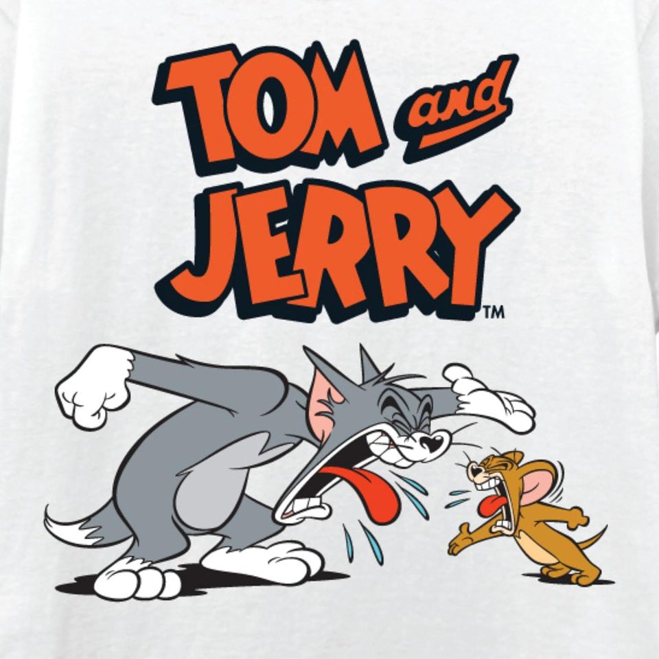 Tom & Jerry Mens' Throwback T-Shirt