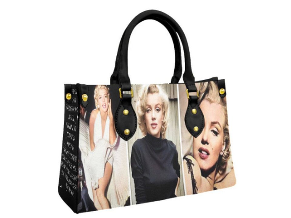 Marilyn Monroe "Collage" Leather Bag, Gift for Women