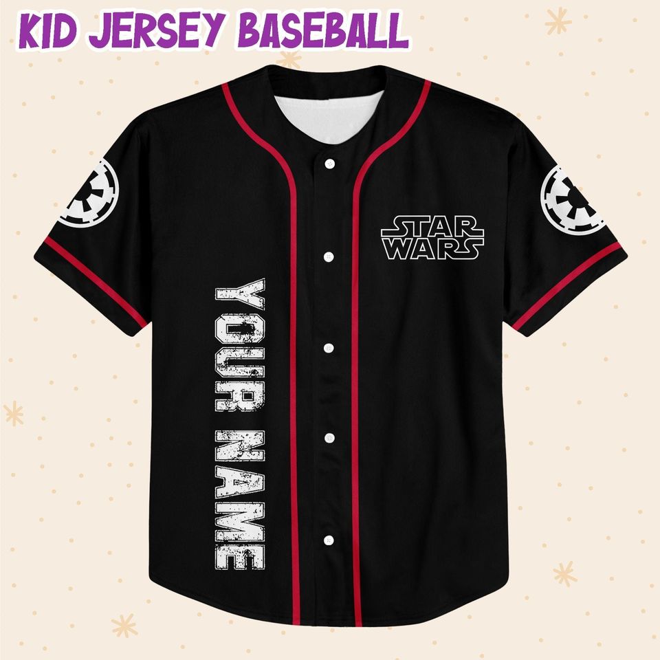 Personalize Starwar Darth Maul Scimitar Baseball Jersey