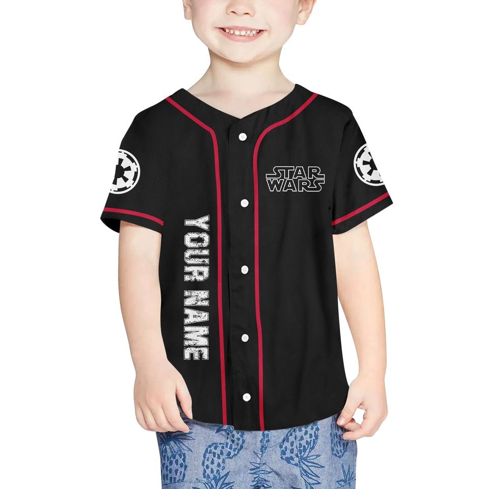 Personalize Starwar Darth Maul Scimitar Baseball Jersey