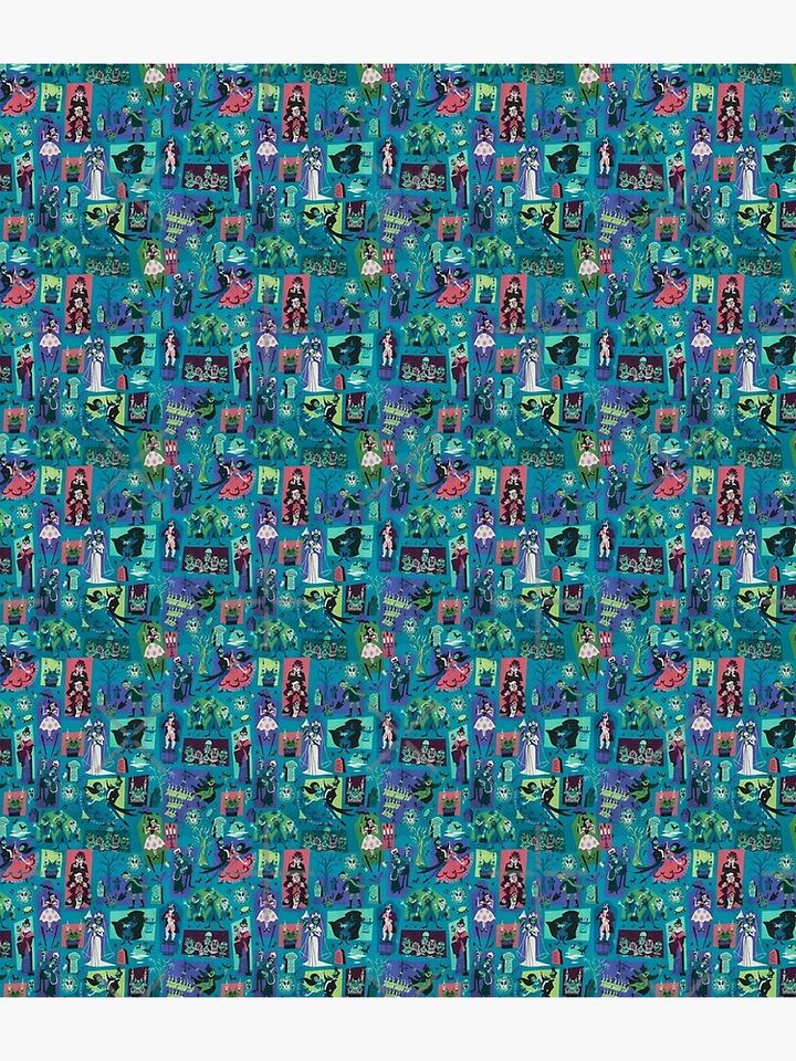 New Haunted Mansion Print Backpack