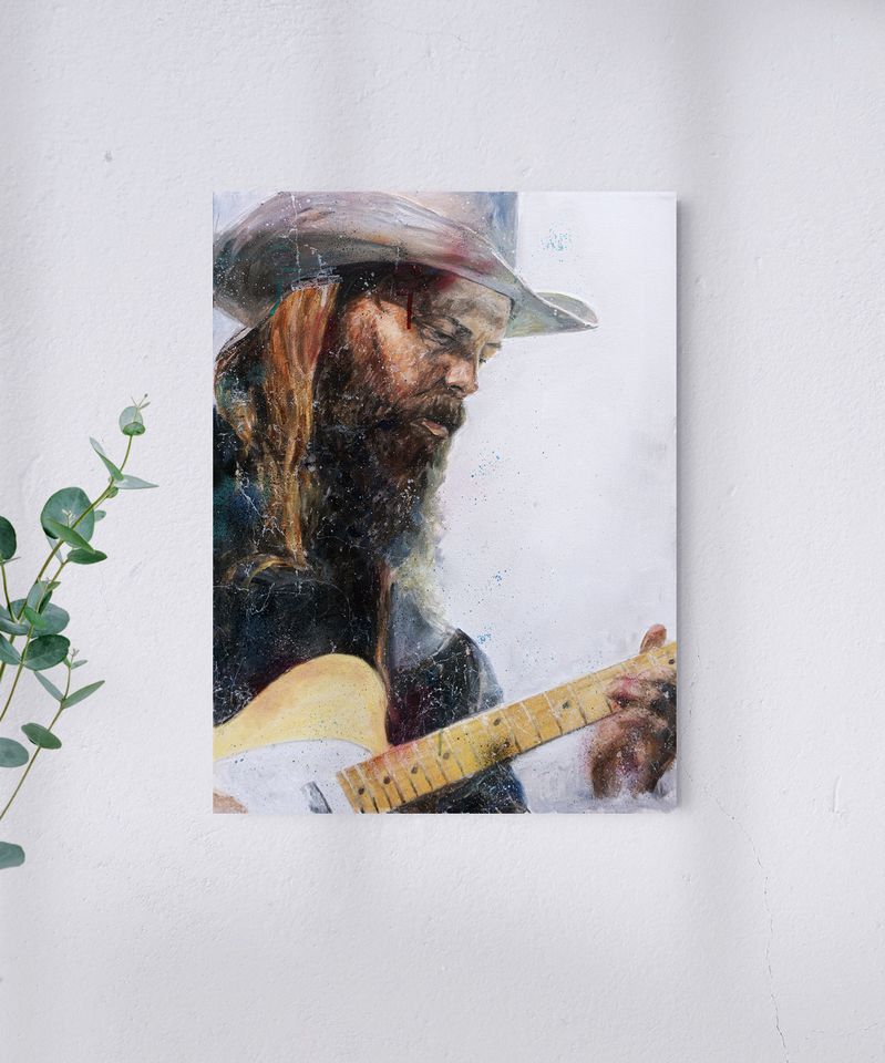 Chris Stapleton Poster, Home Decorf