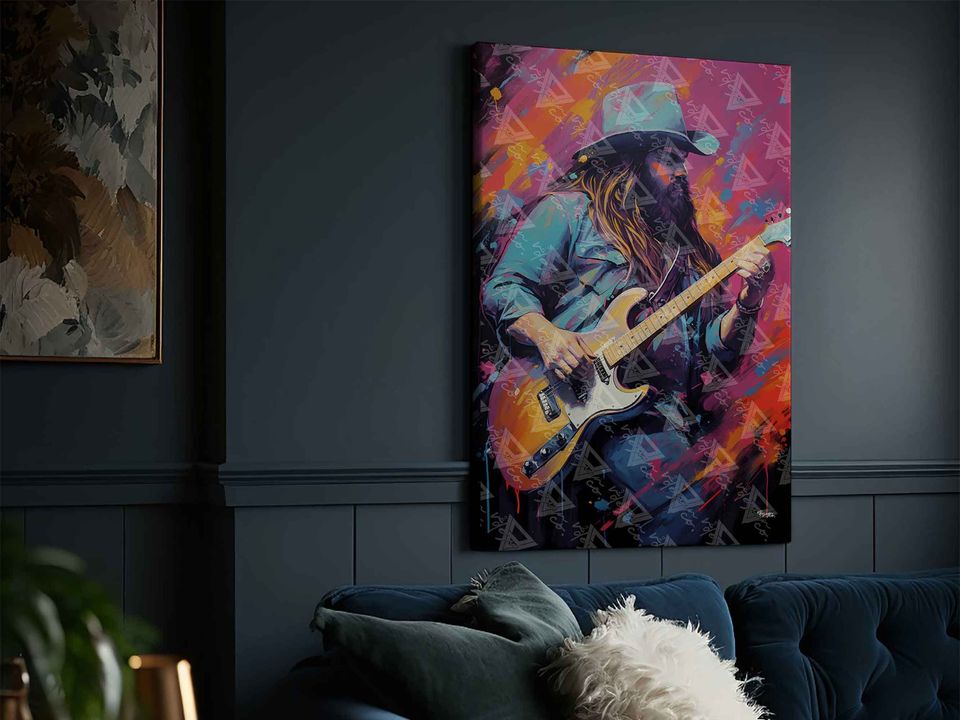 Chris Stapleton Poster, Home Decorf