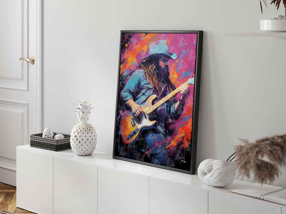 Chris Stapleton Poster, Home Decorf